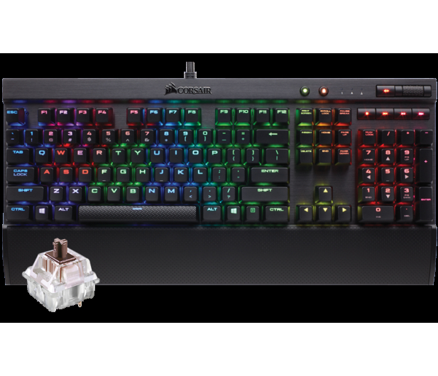 Corsair K70 LUX (Cherry MX Brown, RGB) - 321269 - zdjęcie